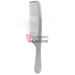 Pieptene metalic de coafor si frizerie Barber Shop BB003 Argintiu